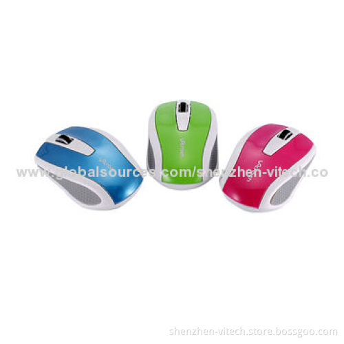 2.4GHz USB Optical 4D Wireless Mice, Simple and Practical for Office Use